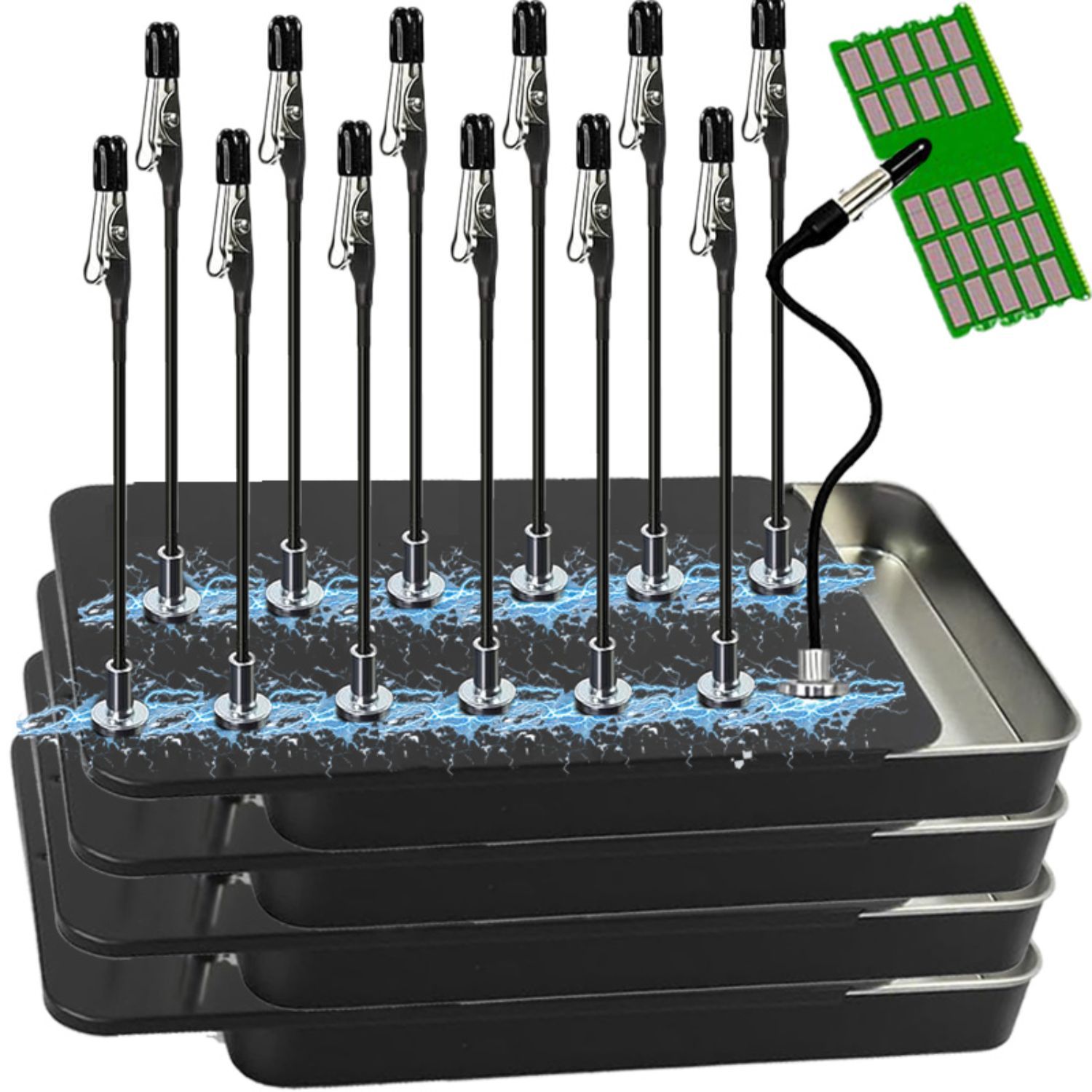 Crocodile Clip Set - 5-50PCS Magnetic Alligator Clip Flexible Electric