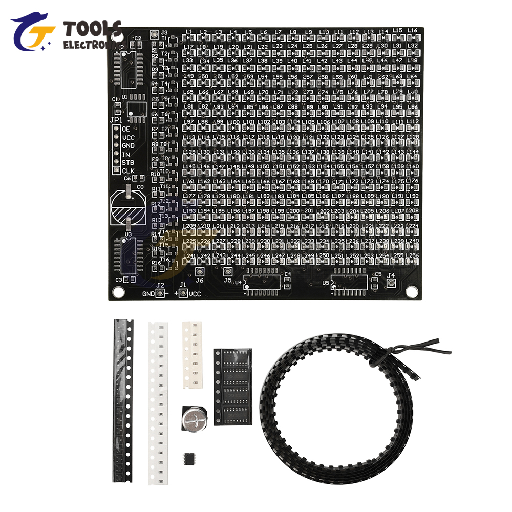 DIY Electronic Kit 64LED/256LE - Diy Electronics Tools recensione e prezzo