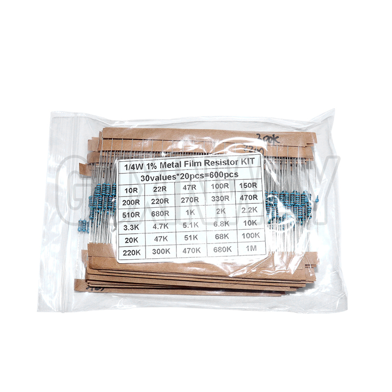 1/4W 1% Metal Film Resistor KI - Resistor Kit 1 4W recensione e prezzo
