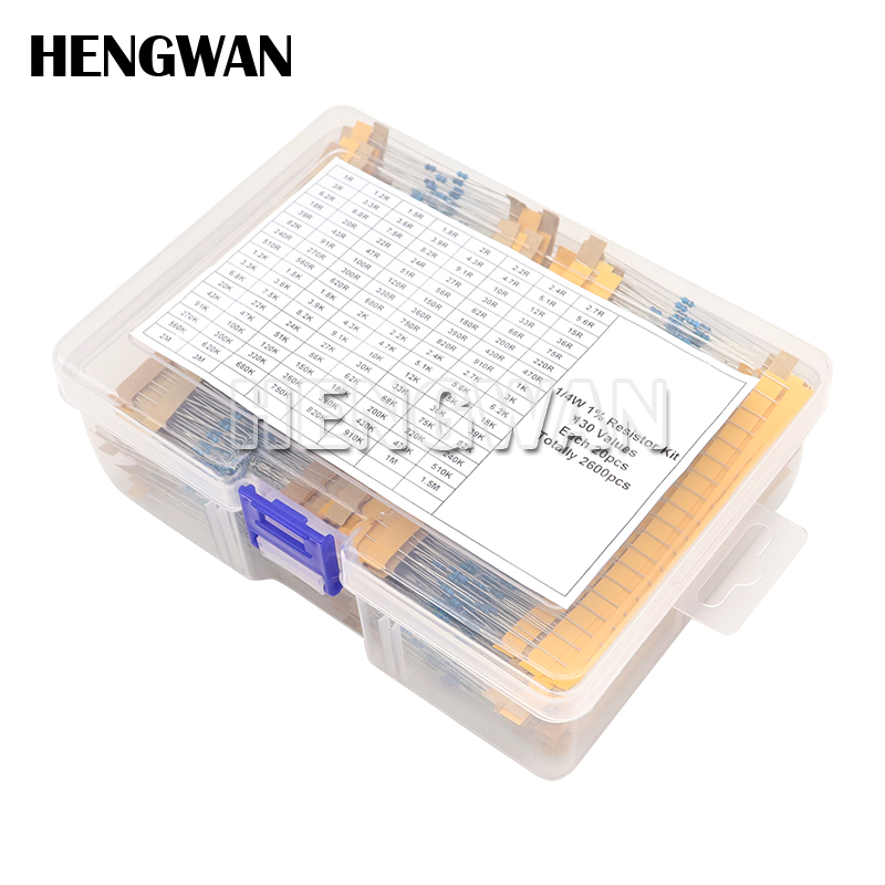 1/4W 1/8W 1/2W 1W 2W 1% Metal  - Resistor Kit 1 4W recensione e prezzo