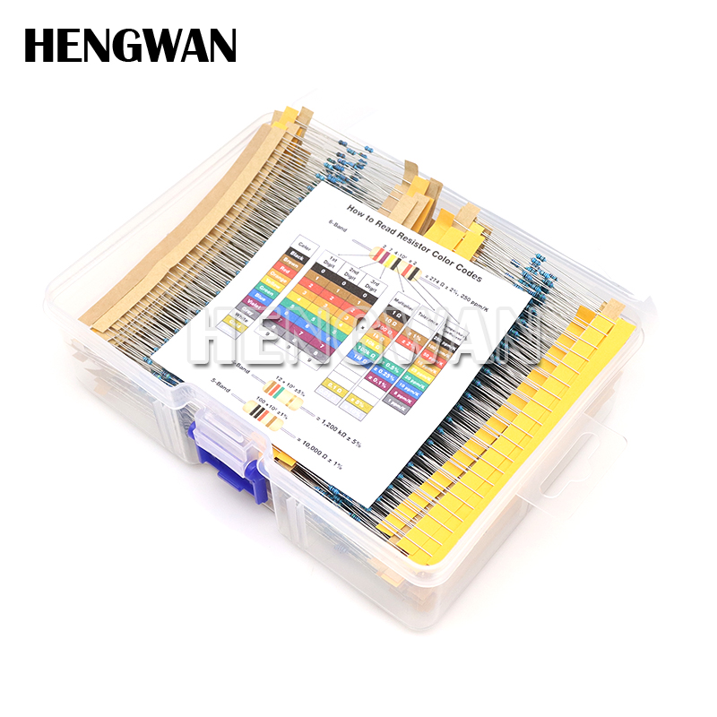 1/4W 1/8W 1/2W 1W 2W 1% Metal  - Resistor Kit 1 4W recensione e prezzo