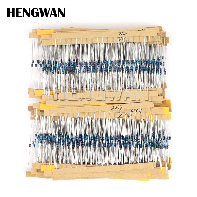 1/4W 1/8W 1/2W 1W 2W 1% Metal  - Resistor Kit 1 4W recensione e prezzo