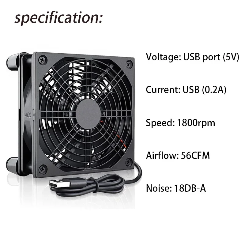 Router Cooling Fan High Airflo - Diy Electronics Box recensione e prezzo