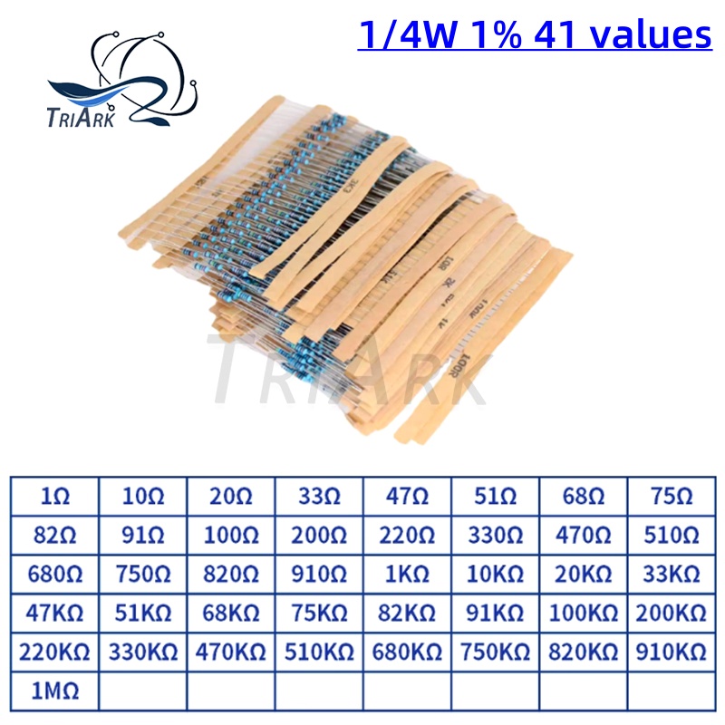 300/600/set 30 Kinds 1/4W 1% R - Resistor Kit 1 4W recensione e prezzo