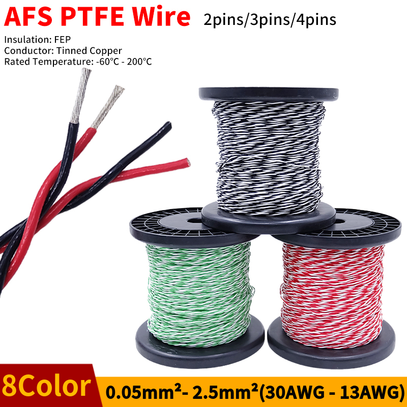PTFE Wire AFS200 2pins 26/25/2 - Diy Electronics Audio recensione e prezzo