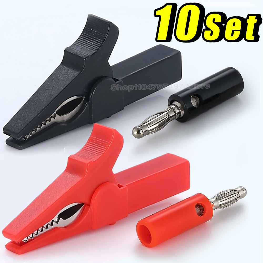 Alligator Clip with Banana Plu - Crocodile Clip Set recensione e prezzo