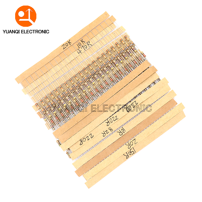 860pcs 1/4W Carbon Film Resist - Resistor Kit 1 4W recensione e prezzo