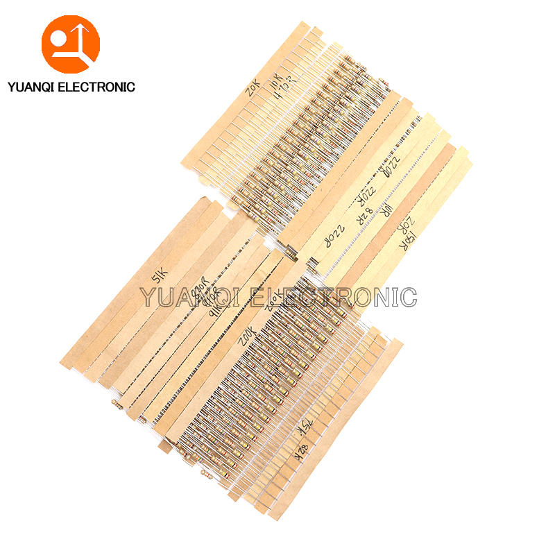 860pcs 1/4W Carbon Film Resist - Resistor Kit 1 4W recensione e prezzo