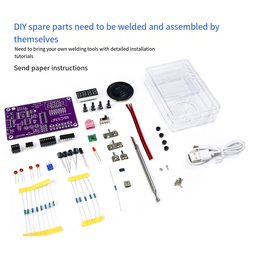 A72Z New HU-017B DIY FM Radio  - Diy Electronics Project Kit recensione e prezzo
