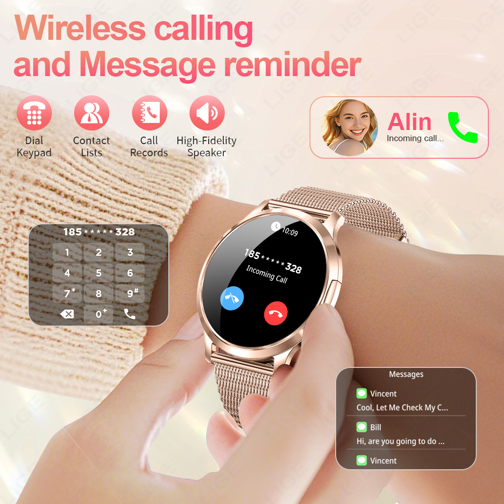 LIGE 2026 New Smart Watch Wome - Diy Electronics Audio recensione e prezzo