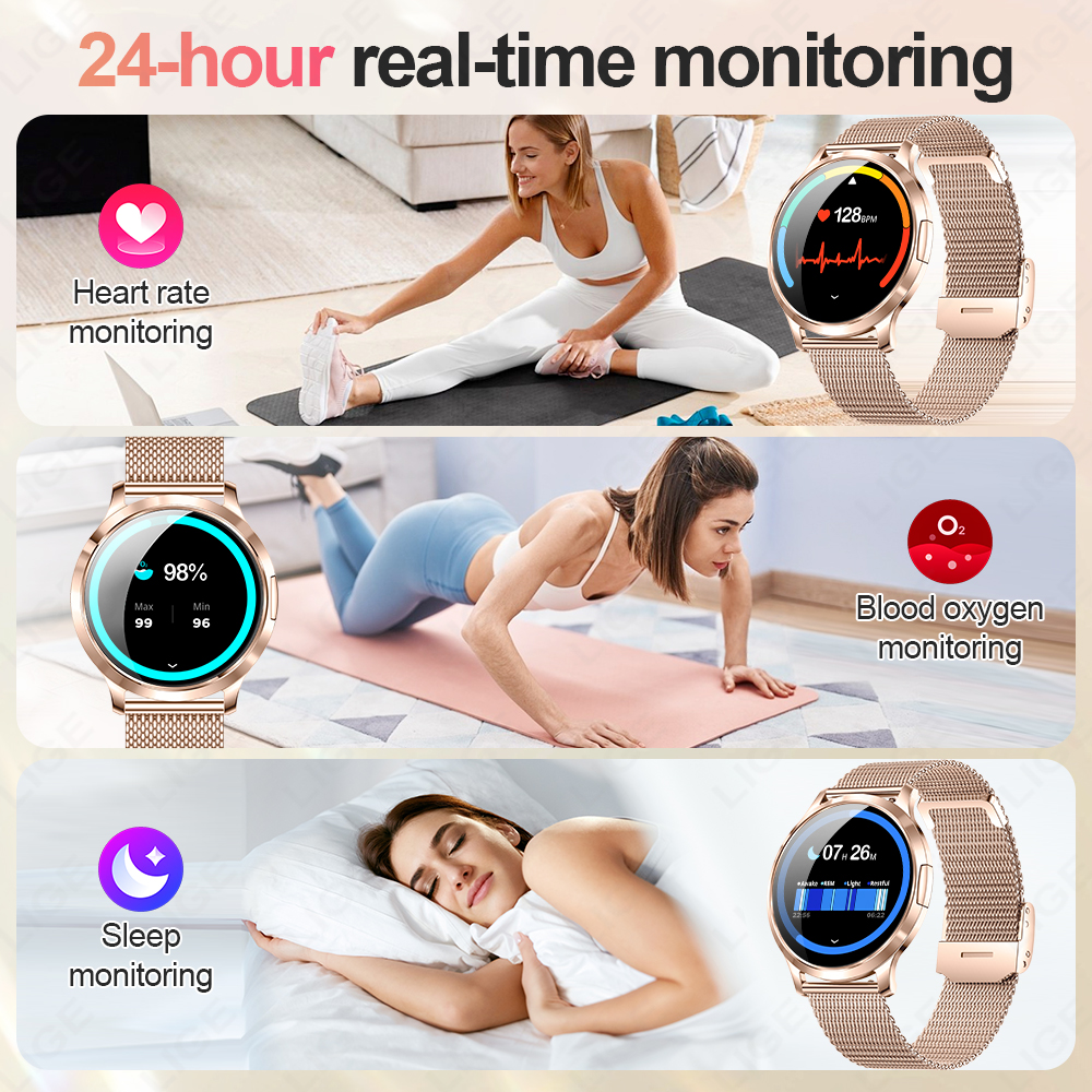 LIGE 2026 New Smart Watch Wome - Diy Electronics Audio recensione e prezzo