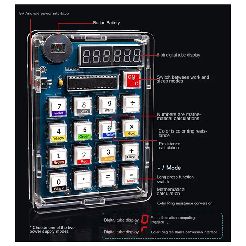 【HOT A69Z!】Calculator DIY Kit  - Homemade Diy Electronics recensione e prezzo