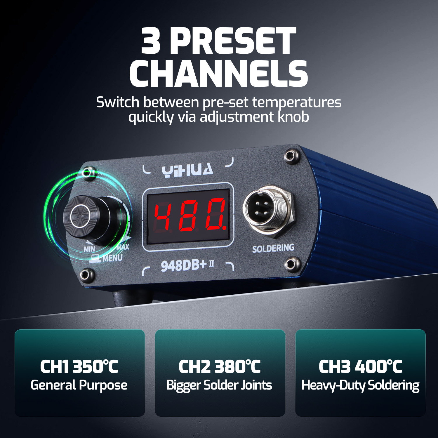 YIHUA 948DB+-II 75W Quick Heat - Diy Soldering Station No Electronics recensione e prezzo