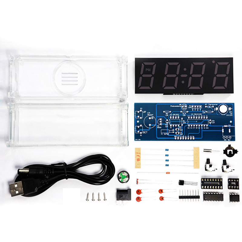 Digital Tube DIY Clock Kit Tem - Diy Electronics Project Kit recensione e prezzo