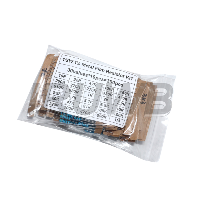 300PCS 1/4W 1/2W 1W Resistance - Resistor Kit 1 4W recensione e prezzo