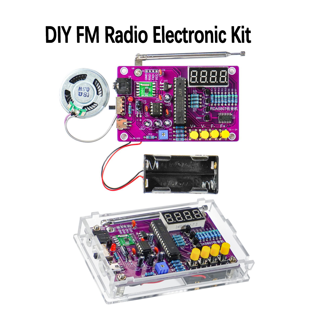 DIY FM Radio Electronic Kit 87 - Diy Electronics Tools recensione e prezzo