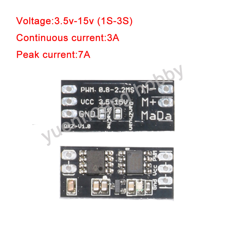 1PC 3.5-15V Brush ESC Two-way  - Diy Boat Electronics recensione e prezzo