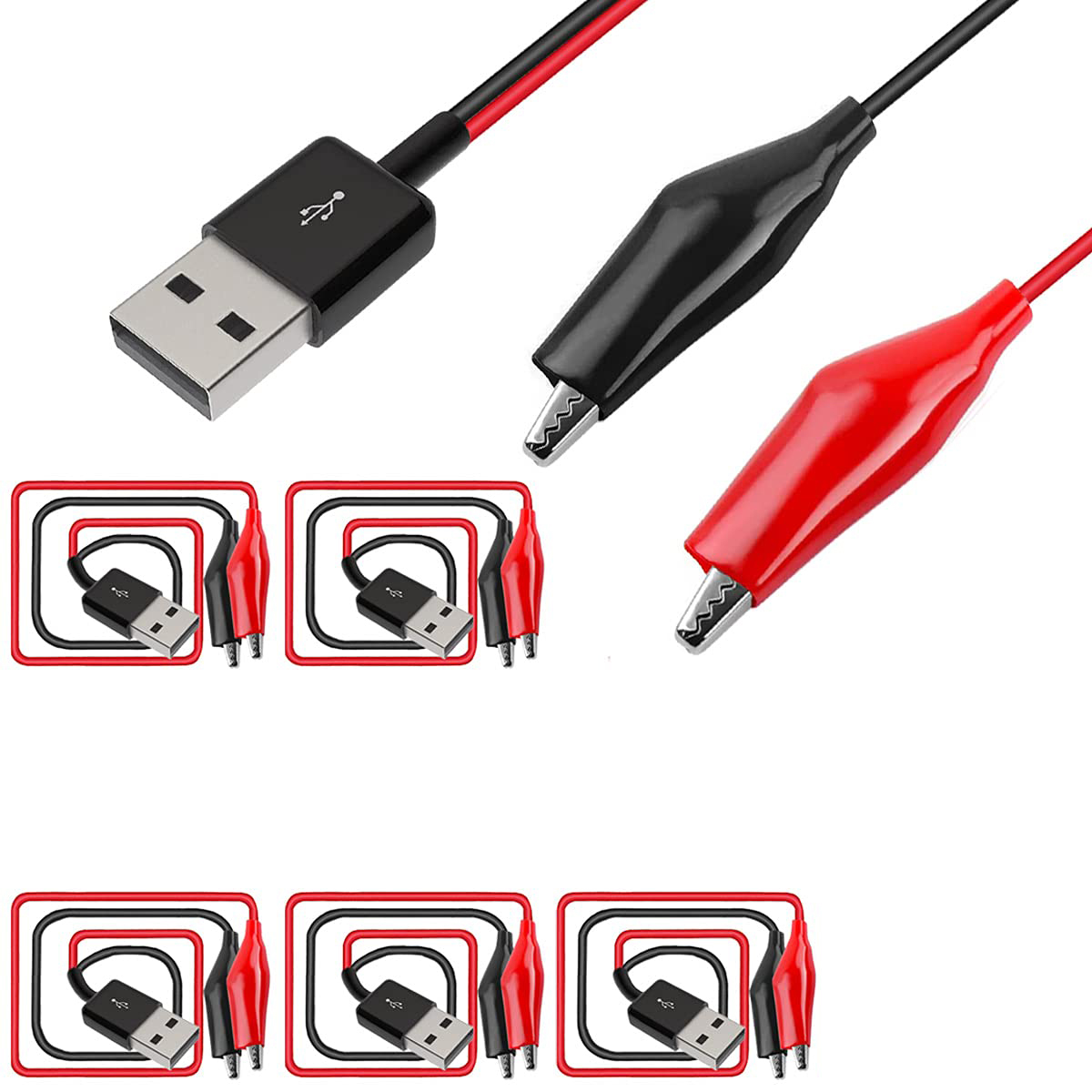 Alligator Clip to USB, Crocodi - Crocodile Clip Set recensione e prezzo