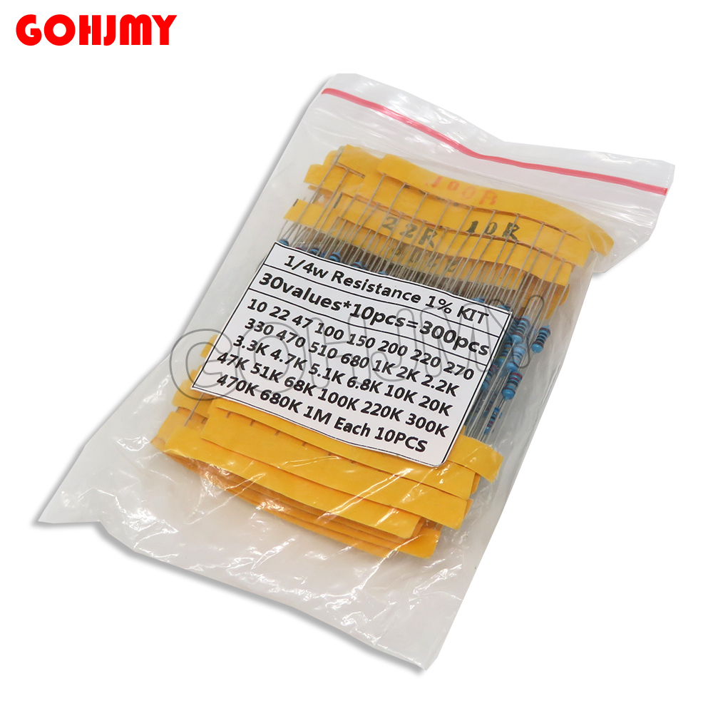 30 Kinds 1/4W Resistance 1% Me - Resistor Kit 1 4W recensione e prezzo