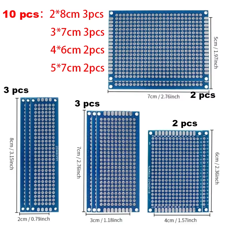 10pcs Universal Double Sided B - Diy Electronics Project Kit recensione e prezzo