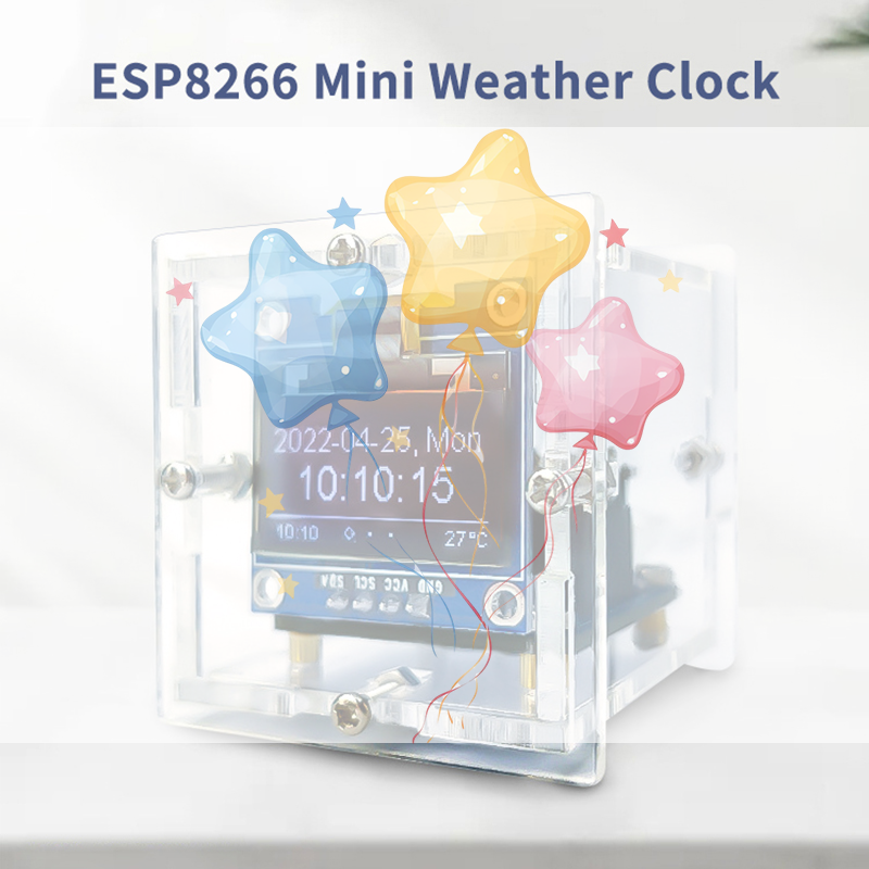 ESP8266 MINI Weather Clock WIF - Diy Soldering Station No Electronics recensione e prezzo