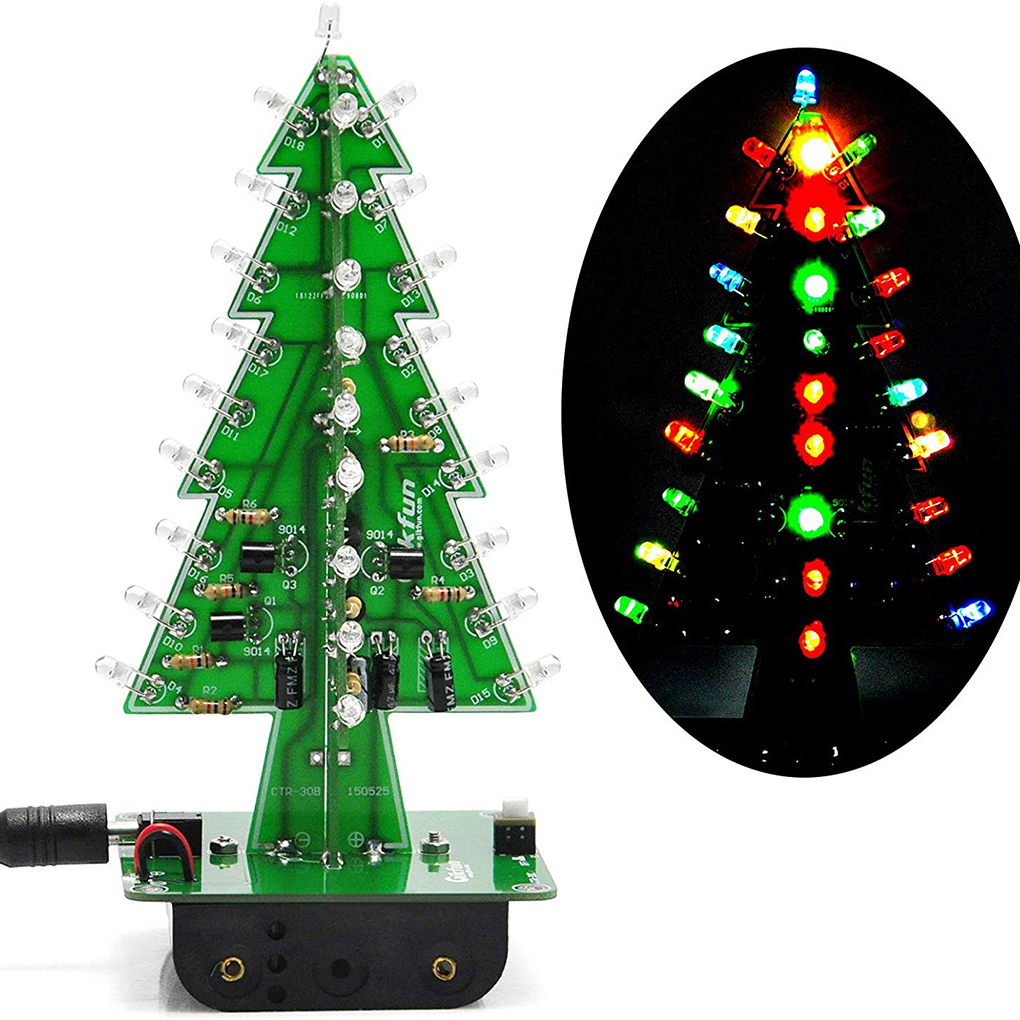 DIY Christmas Tree LED Flash K - Diy Electronics Tools recensione e prezzo