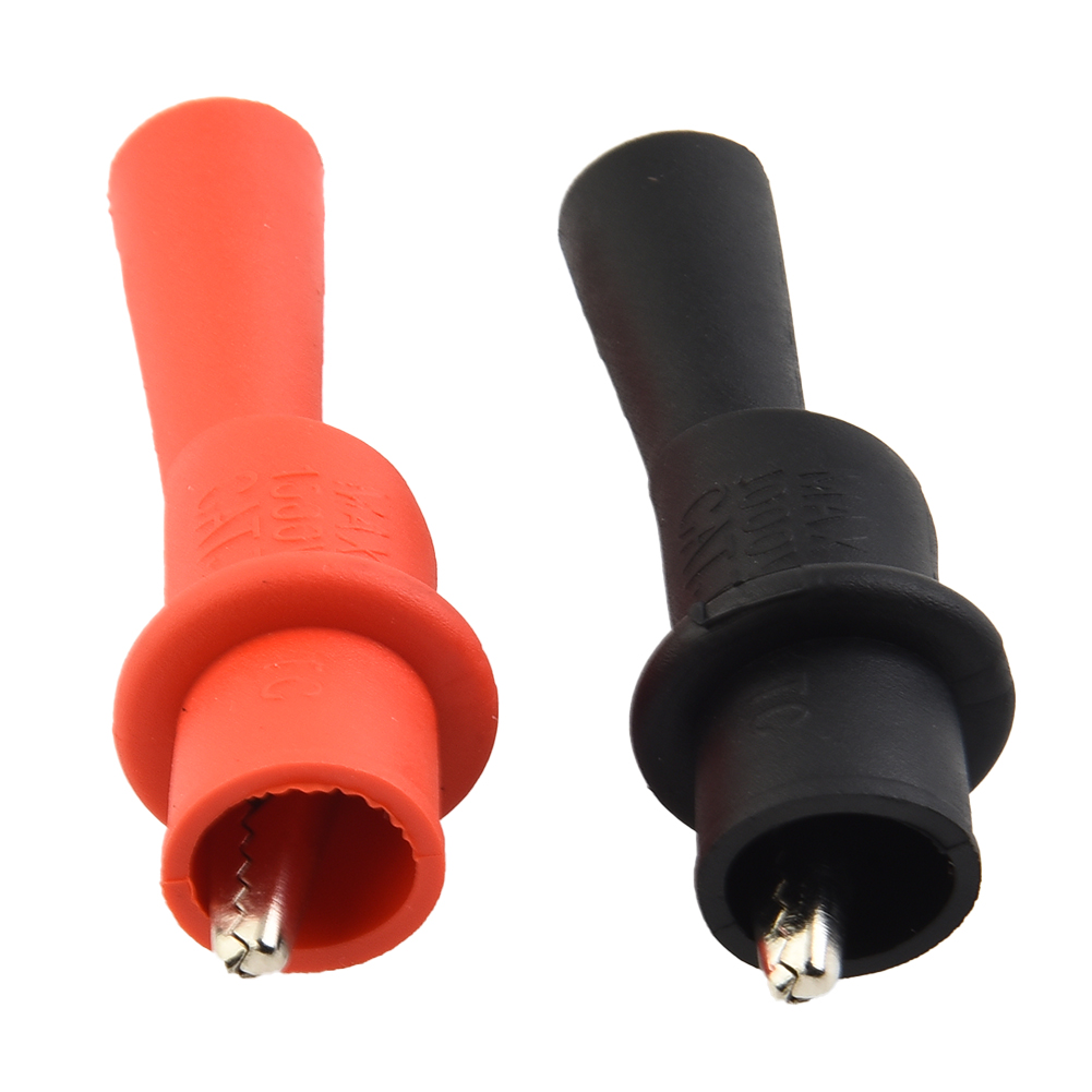 2pcs Red+Black Wire Tips Test  - Crocodile Clip Set recensione e prezzo