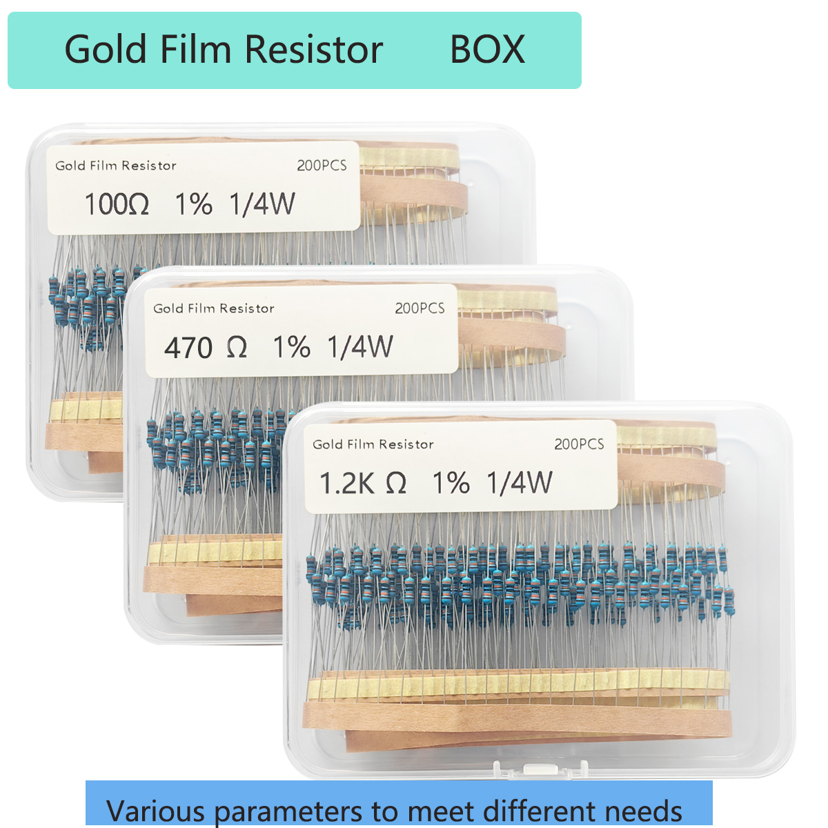200PCS 1/4W 1% Precision Metal - Resistor Kit 1 4W recensione e prezzo