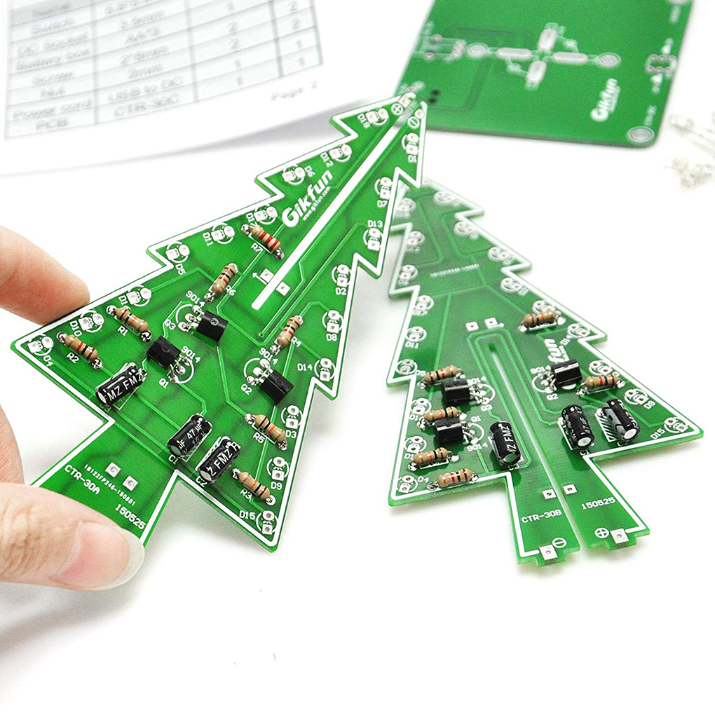 DIY Christmas Tree LED Flash K - Diy Electronics Tools recensione e prezzo