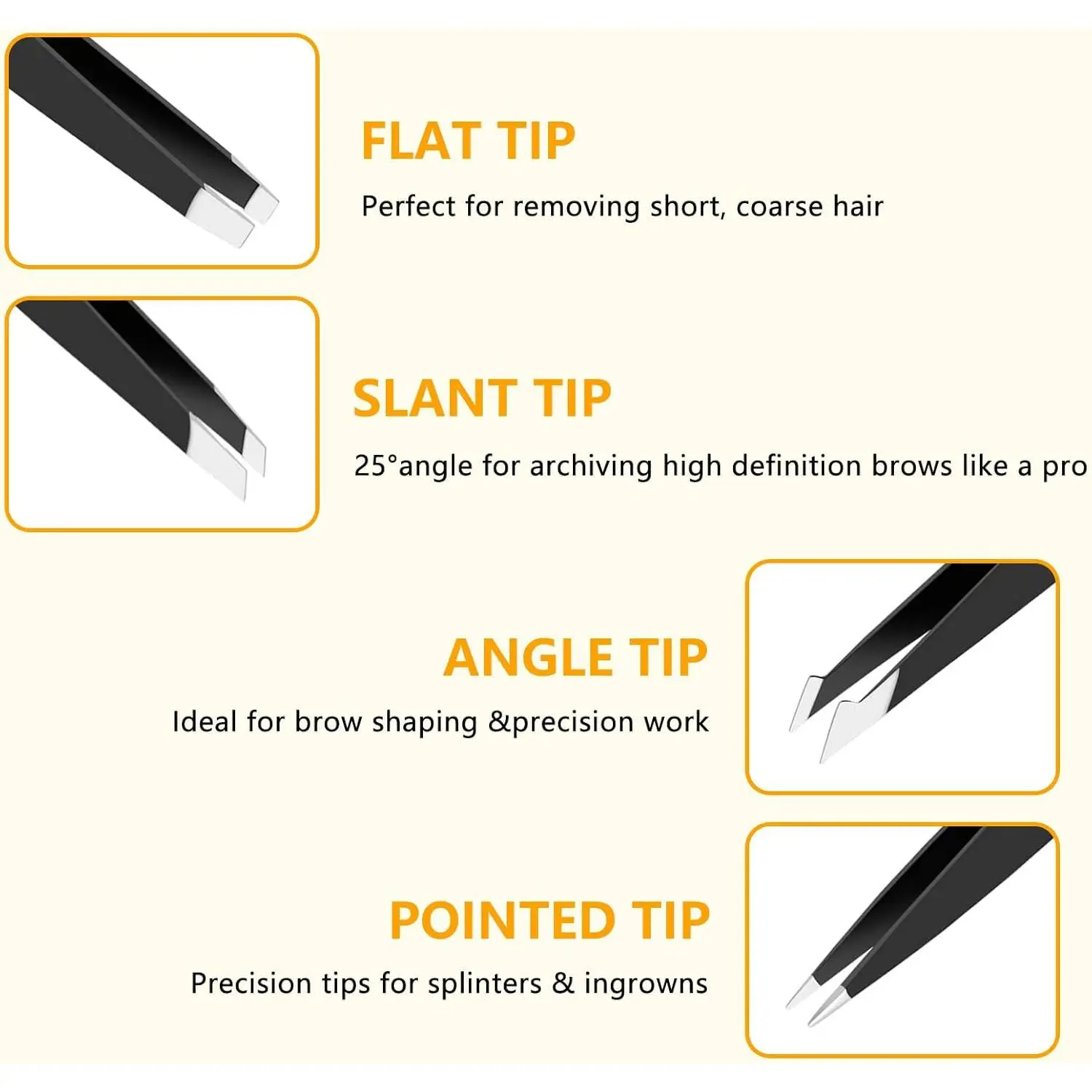 4Pcs Precision Tweezers Set, P - Diy Electronics Tools recensione e prezzo