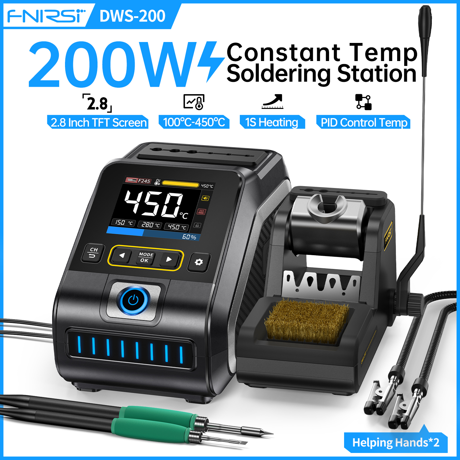 FNIRSI DWS-200 Electronics Sol - Diy Soldering Station No Electronics recensione e prezzo