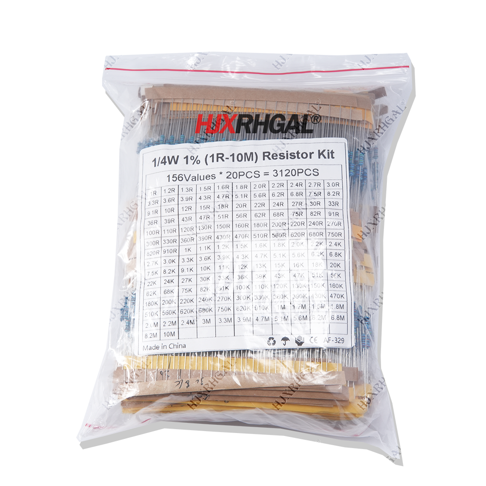 3120pcs 156Values Electric Uni - Resistor Kit 1 4W recensione e prezzo