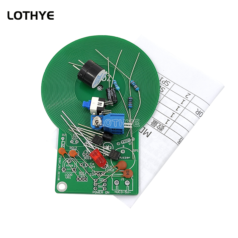 DC 3V-5V Metal Detector Kit DI - Diy Electronics Tools recensione e prezzo