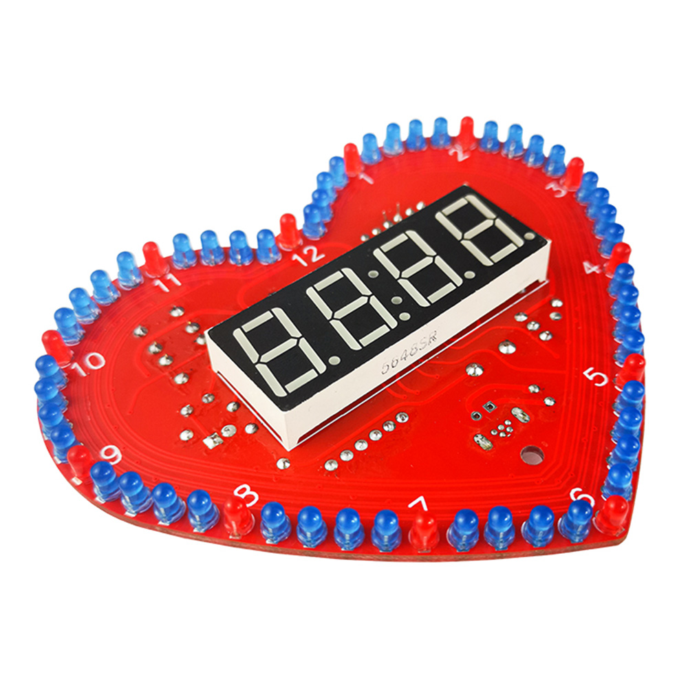 DIY Kits Heart Shaped 4-Digit  - Diy Electronics Project Kit recensione e prezzo