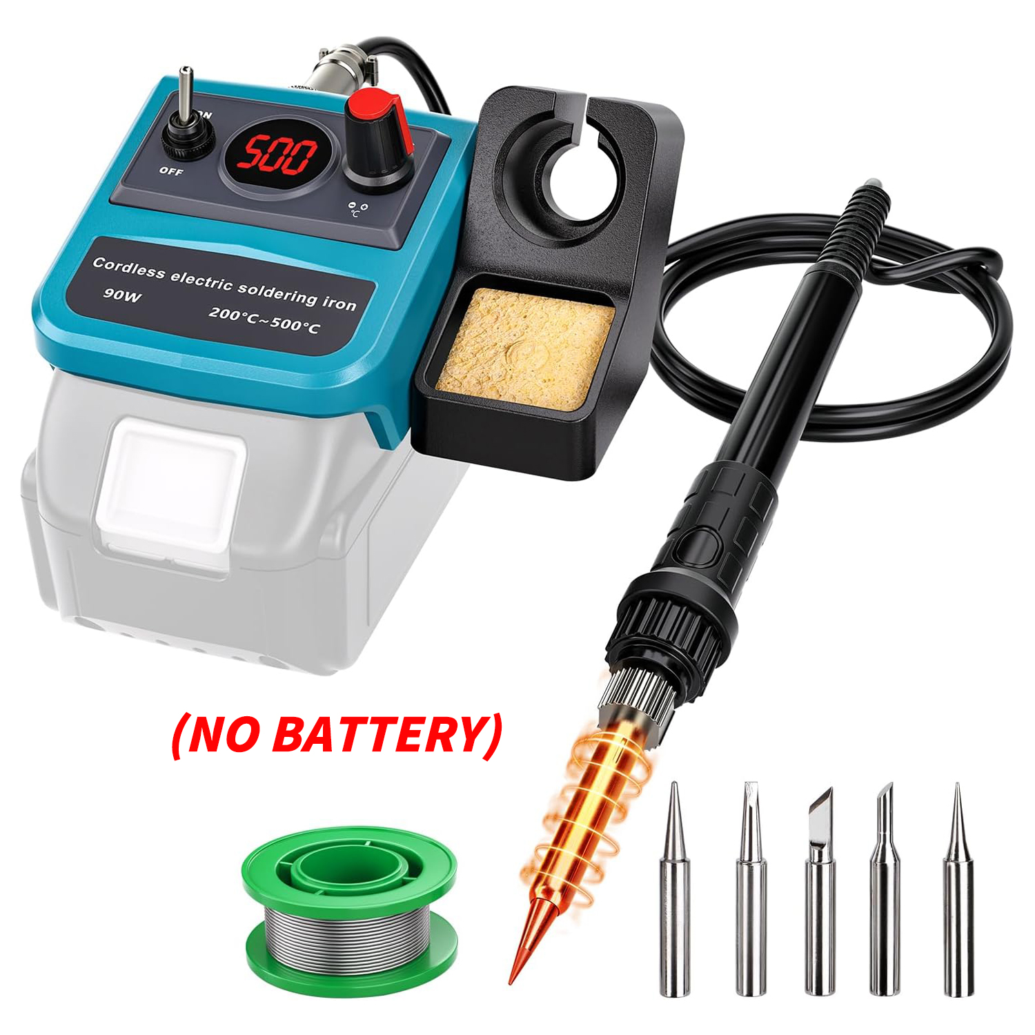 90W LED Digital Cordless Solde - Diy Electronics Tools recensione e prezzo