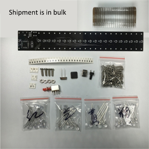 Light Cube 21-Segment LED Musi - Diy Electronics Market recensione e prezzo