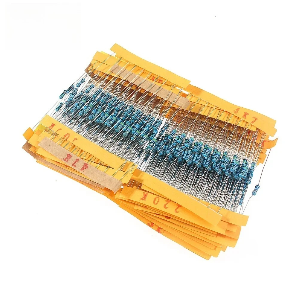 500PCS 1% 1/4W Metal Film Resi - Resistor Kit 1 4W recensione e prezzo