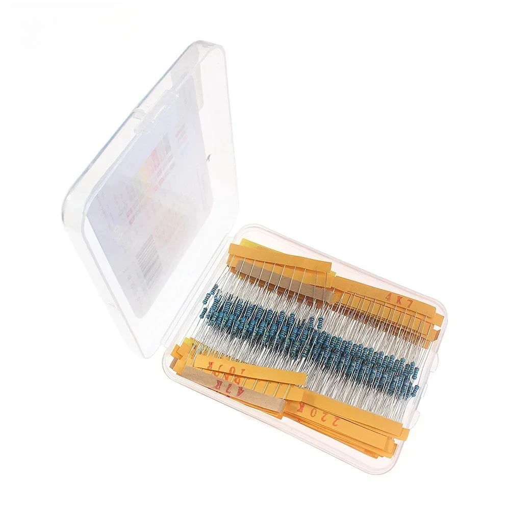 500PCS 1% 1/4W Metal Film Resi - Resistor Kit 1 4W recensione e prezzo