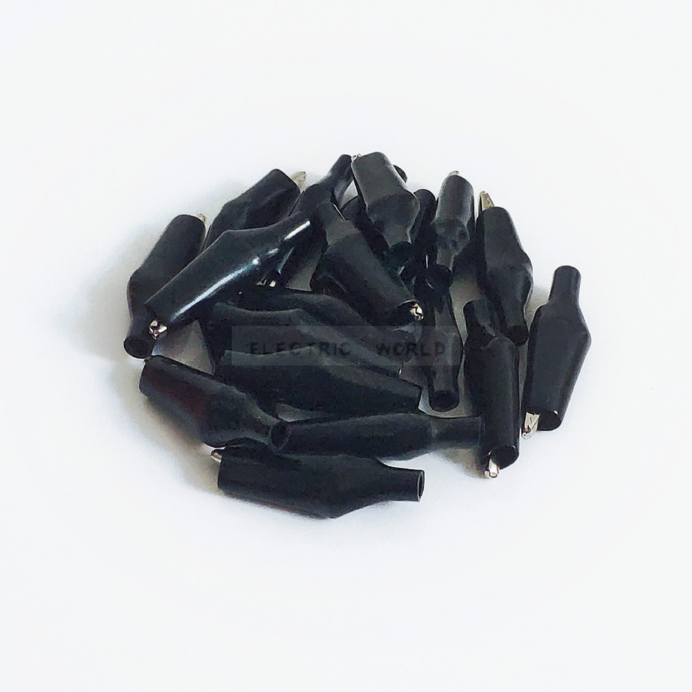 28mm Black and Red Crocodile C - Crocodile Clip Set recensione e prezzo
