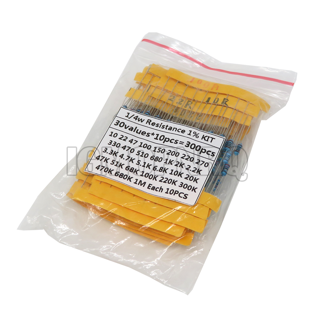 600pcs/set 30 Kinds 1/4W Resis - Resistor Kit 1 4W recensione e prezzo