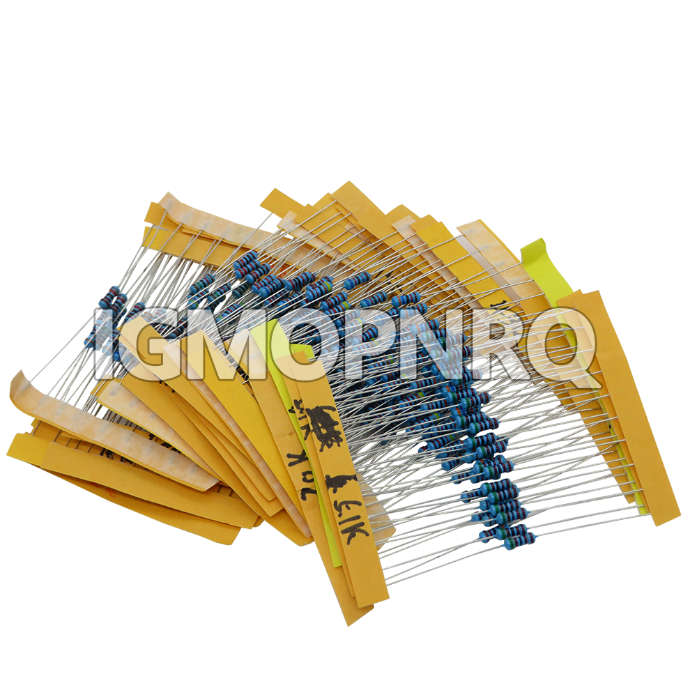 600pcs/set 30 Kinds 1/4W Resis - Resistor Kit 1 4W recensione e prezzo