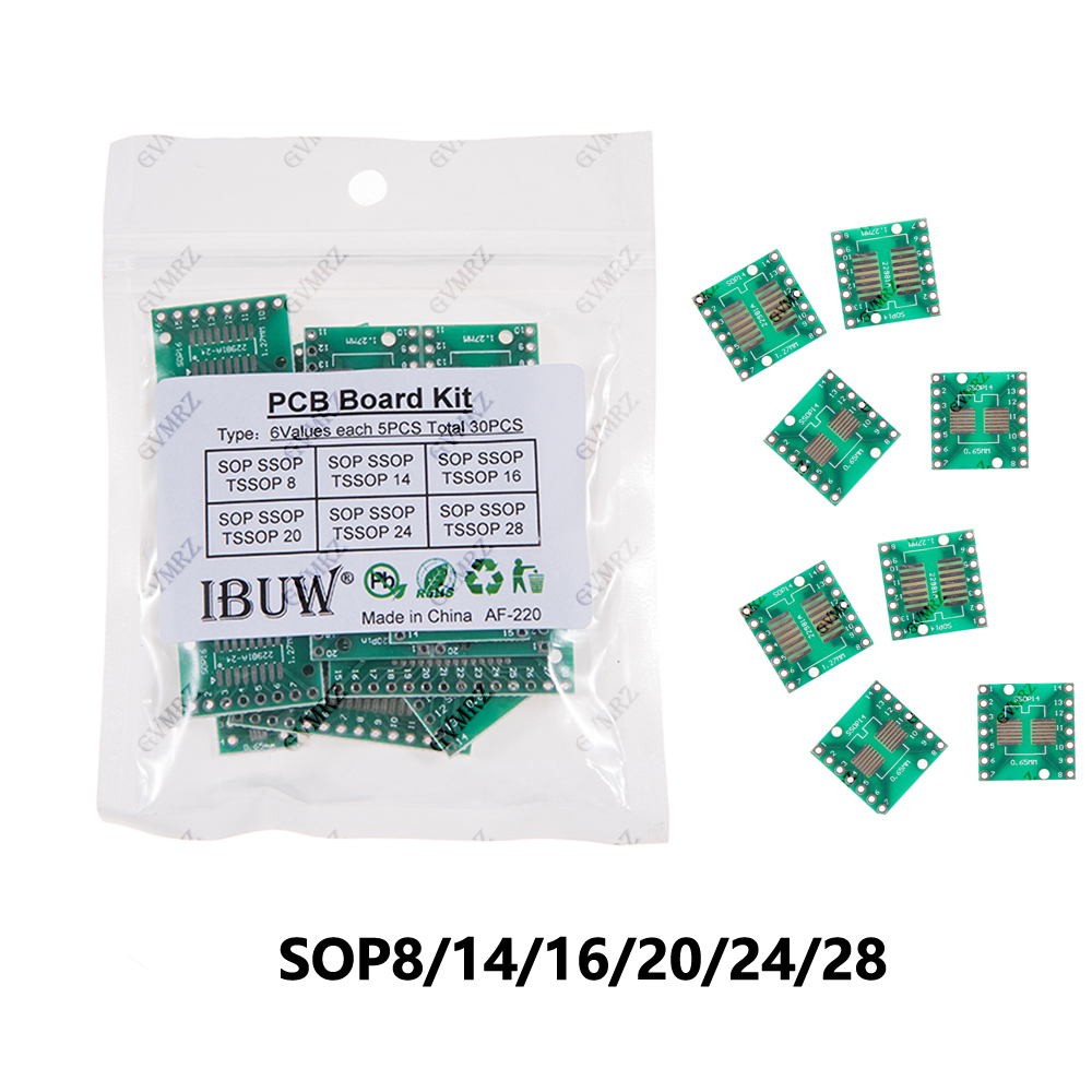 30PCS 6Values SOP SSOP TSSOP P - Diy Electronics Project Kit recensione e prezzo