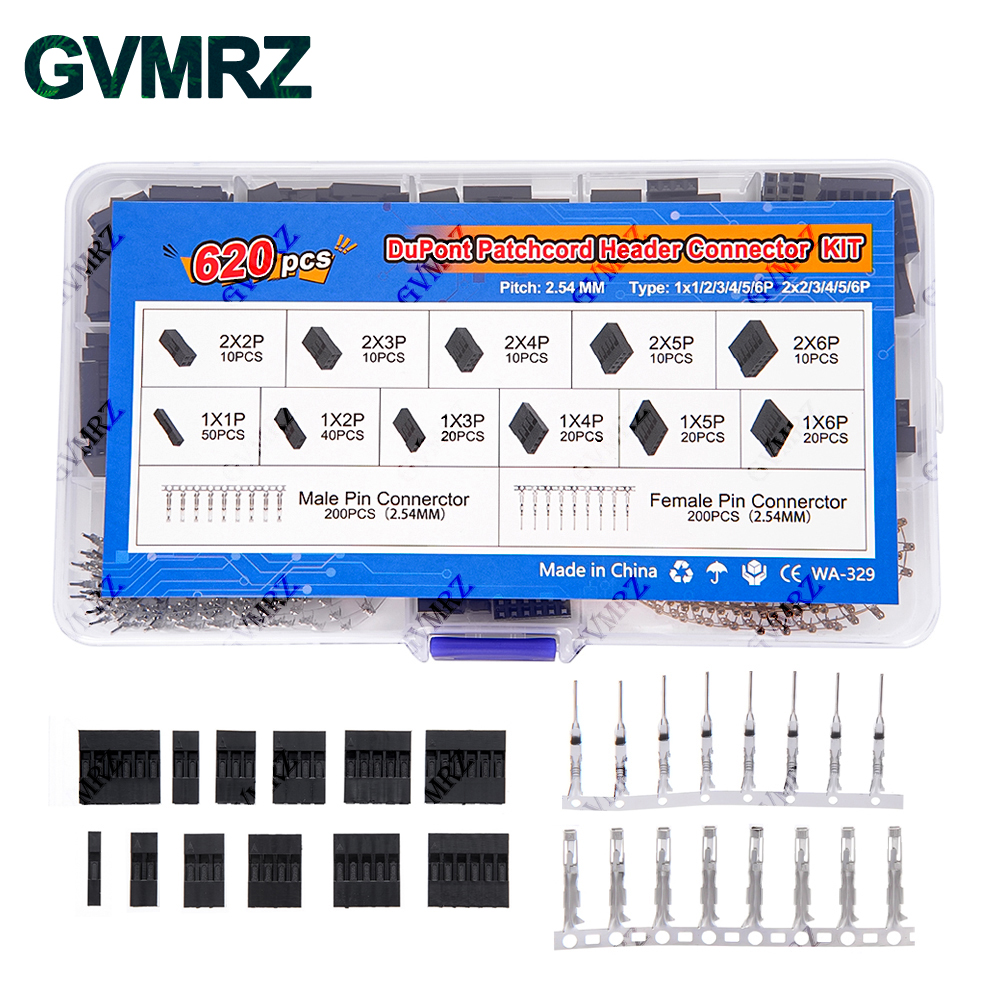 620PCS DuPont Header Connector - Diy Electronics Project Kit recensione e prezzo