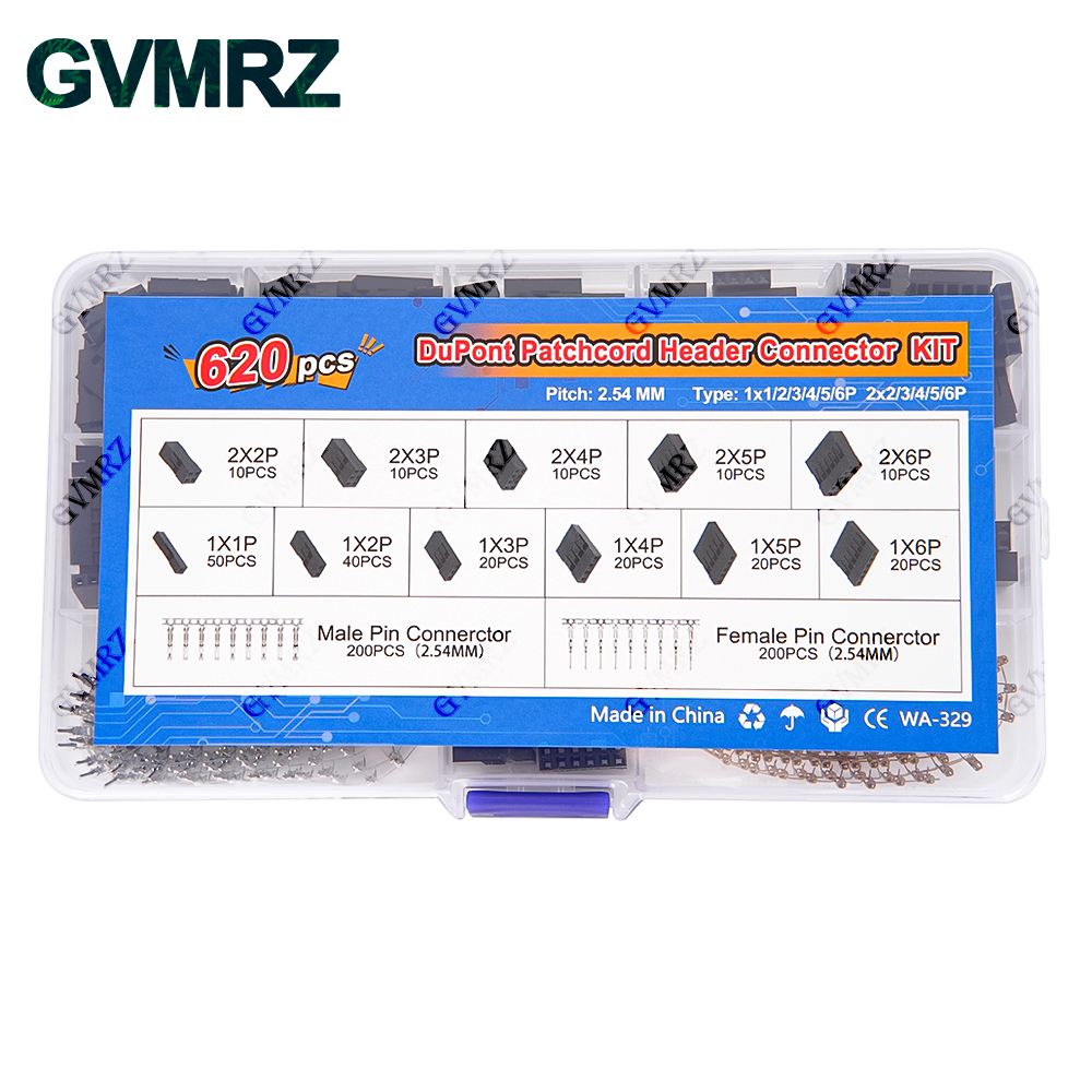620PCS DuPont Header Connector - Diy Electronics Project Kit recensione e prezzo