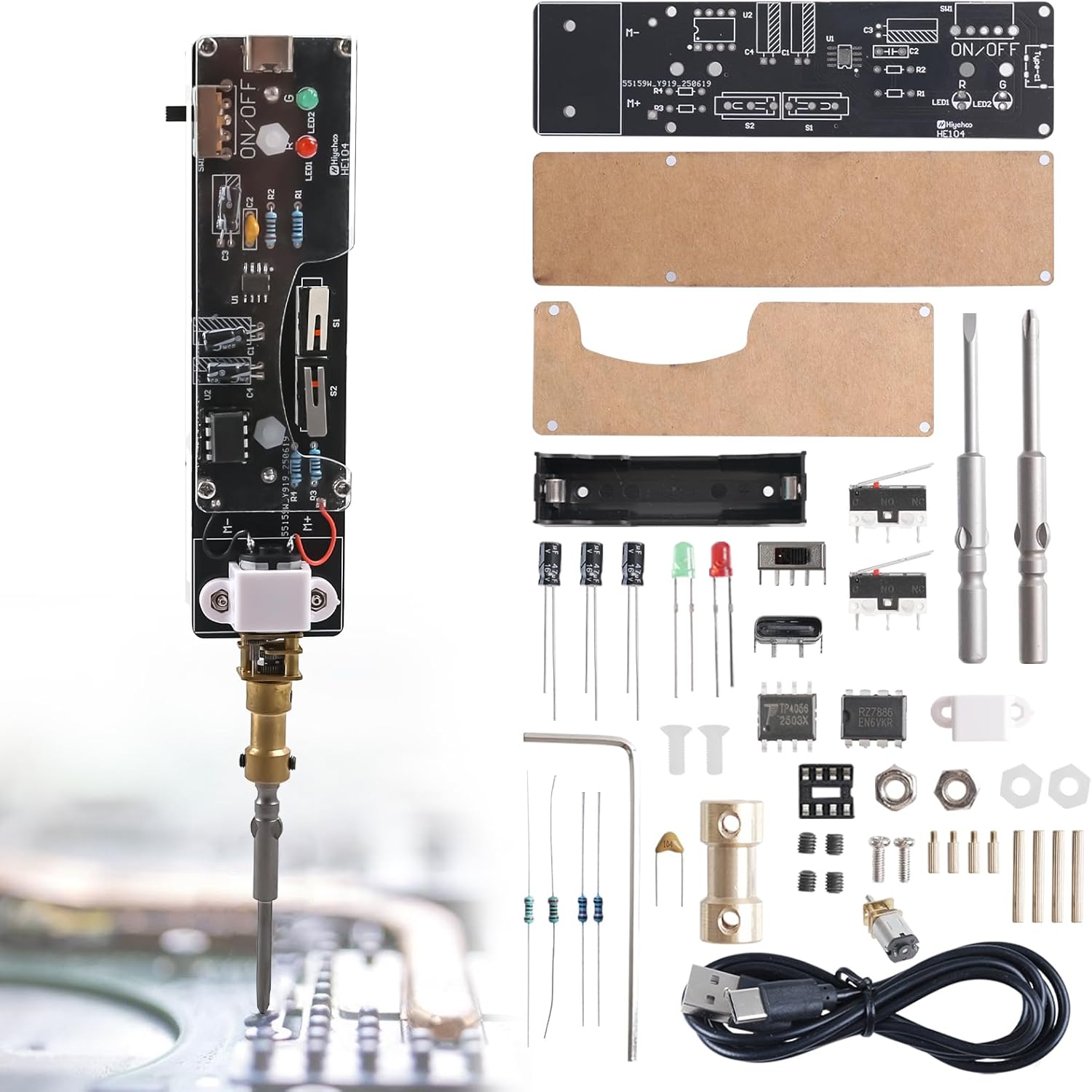 USB Rechargeable Electric Scre - Diy Home Electronics Lab recensione e prezzo