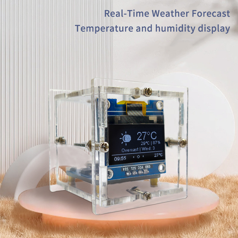 ESP8266 MINI Weather Clock WIF - Diy Soldering Station No Electronics recensione e prezzo
