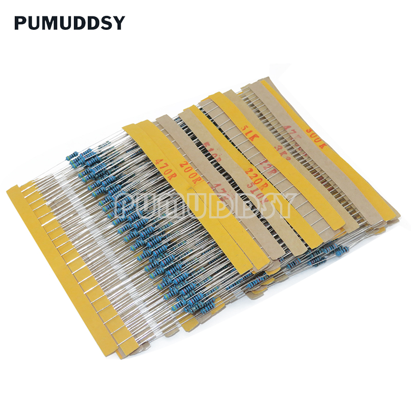 600pcs/set 30 Kinds 1/4W Resis - Resistor Kit 1 4W recensione e prezzo