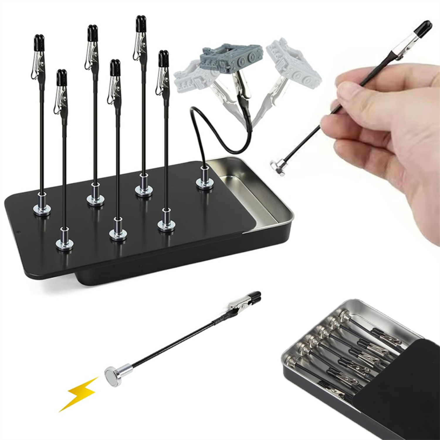 5-50PCS Magnetic Alligator Cli - Crocodile Clip Set recensione e prezzo