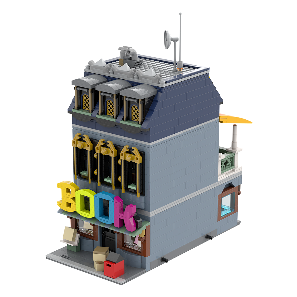 Gobricks MOC Little Bookshop B - Diy Electronics Market recensione e prezzo