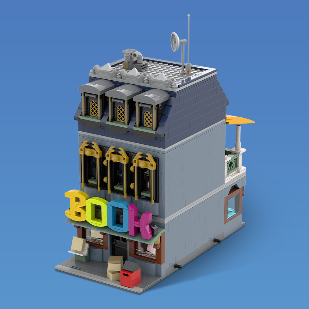 Gobricks MOC Little Bookshop B - Diy Electronics Market recensione e prezzo